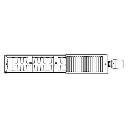 Радиаторы Buderus Logatrend VK-Profil с нижним подключением тип 22 (глубина 100 мм)