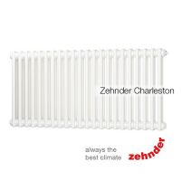 Радиатор Zehnder Charleston 2056 / 6 секций, боковое подключение, цвет Ral 9016